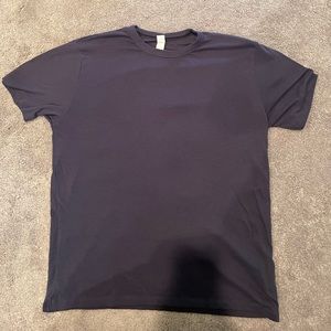 Alternative crew neck t shirt - navy.